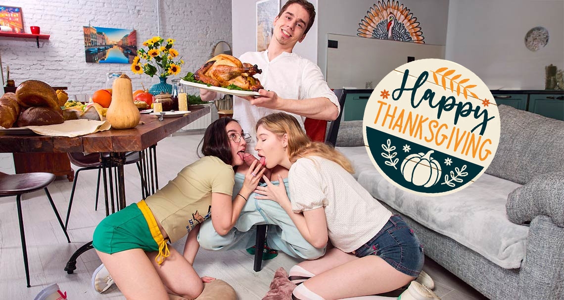 ClubSweethearts – Mia Murkovski And Sia Florance Pussy stuffing for Thanksgiving